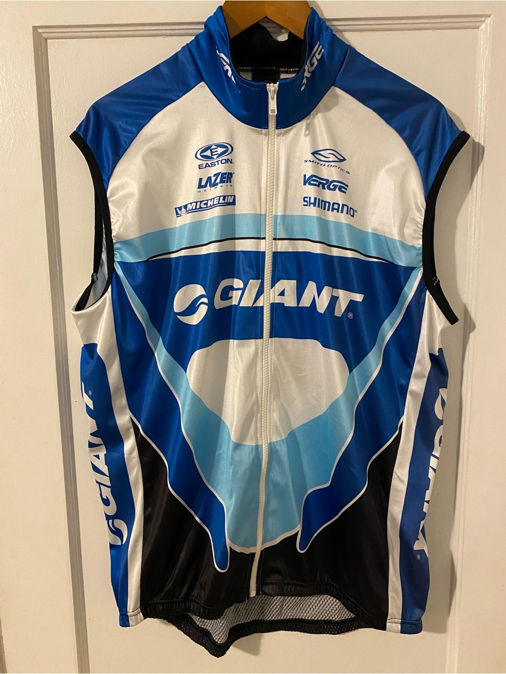 Verge Sports Giant Men’s 2XL Full-zip Sleeveless Cycling Jersey